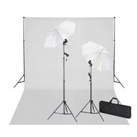 Kit studio professionale con fondale bianco 600 x 300 cm e luci 02_0001418