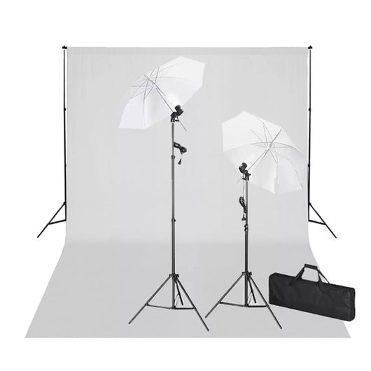 Kit studio professionale con fondale bianco 600 x 300 cm e luci 02_0001418