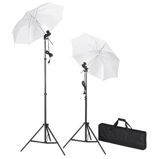 Kit studio professionale con fondale bianco 600 x 300 cm e luci 02_0001418