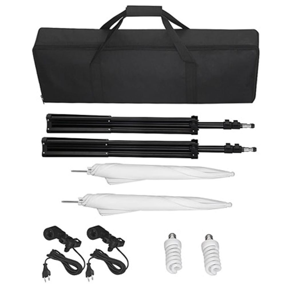 Kit studio professionale con fondale bianco 600 x 300 cm e luci 02_0001418