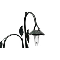 Fioriere partavasi supporto in ferro battuto e lampade LED s 40543