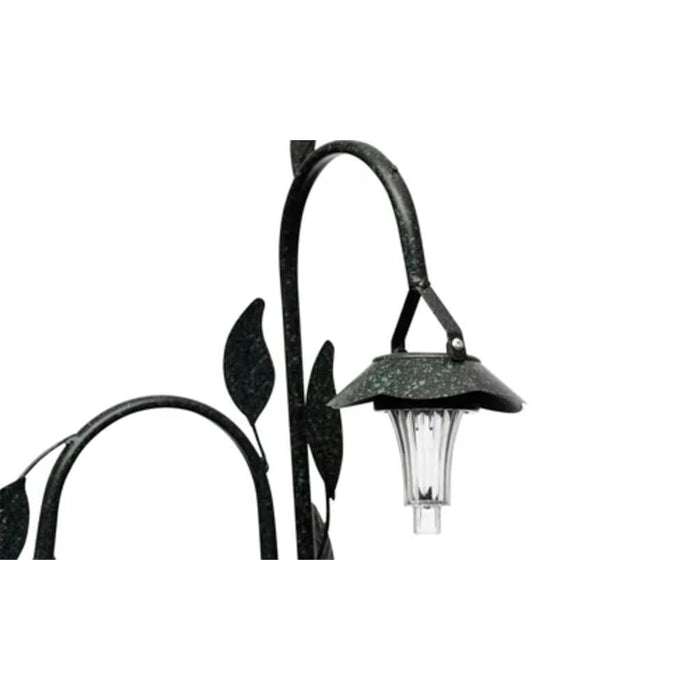 Fioriere partavasi supporto in ferro battuto e lampade LED s 40543