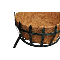 Fioriere partavasi supporto in ferro battuto e lampade LED s cod mxl 51755