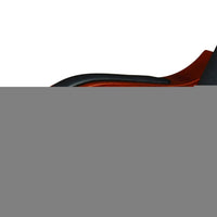 Sedia poltrona ufficio girevole VE legno e pelle, nera 20034