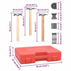 Kit Riparazione Ammaccature 7 pz Carrozzeria Auto 140159