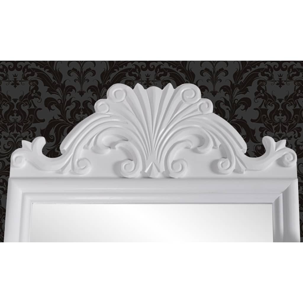 Toletta con Specchio-Tavolo da Vanit¨¤ Rettangolare Oscillante in MDF