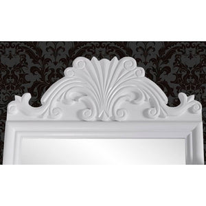 Toletta con Specchio-Tavolo da Vanit¨¤ Rettangolare Oscillante in MDF