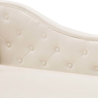 Sedia a Sdraio Bianco Crema in Similpelle cod mxl 76563