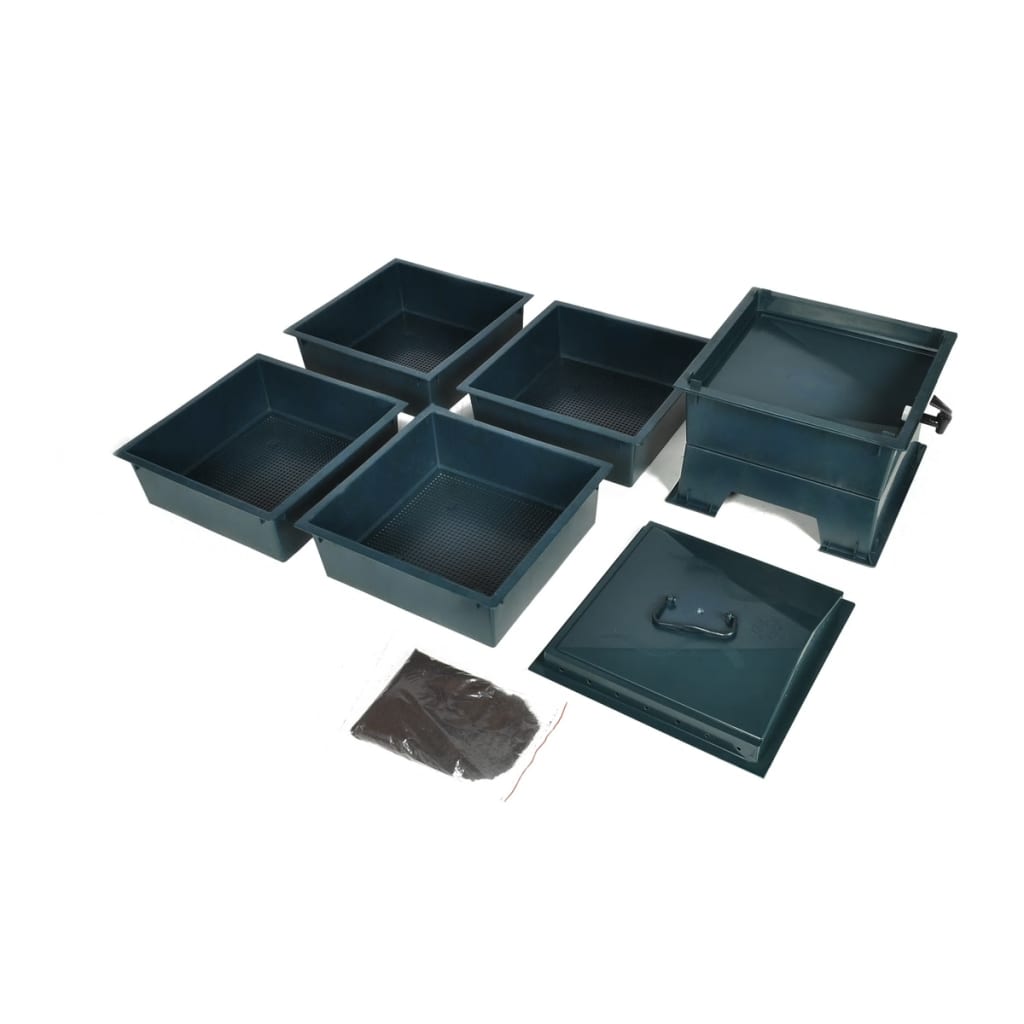 Compostiera Vermifuga a 4 Vassoi 42x42x60 cm 40585