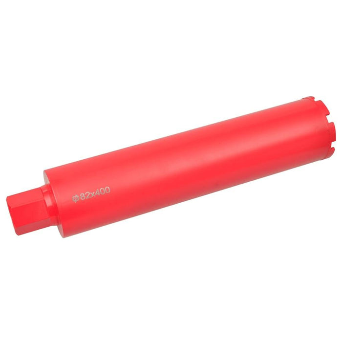 Corona diamantata per carotatrice diametro 82 x 400 mm utensile di foratura 02_0003953