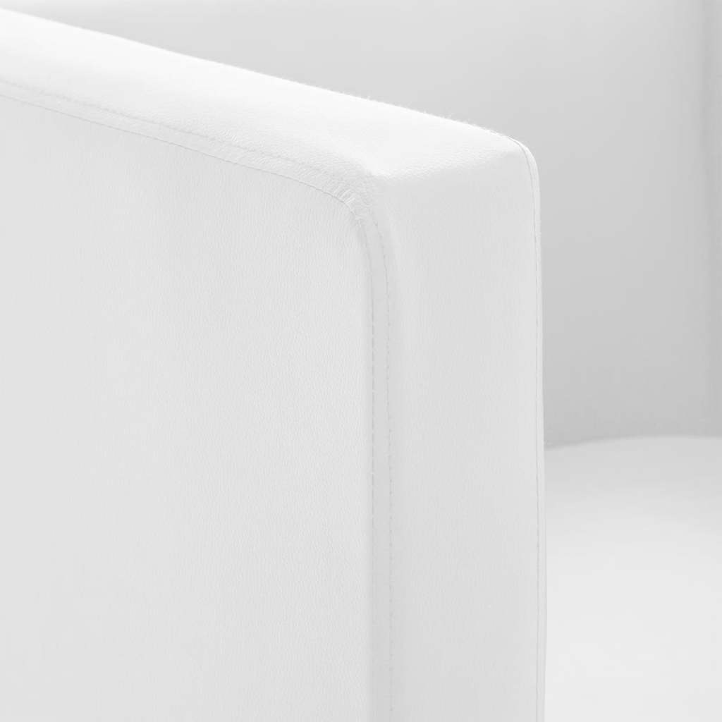 Poltrona a Pozzetto Bianca in Similpelle 240069