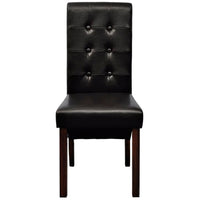 Sedie da Pranzo 6 pz Marroni in Similpelle cod mxl 29261