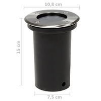 Faretti Carrabili da Esterno 12 pz Rotondi 160436