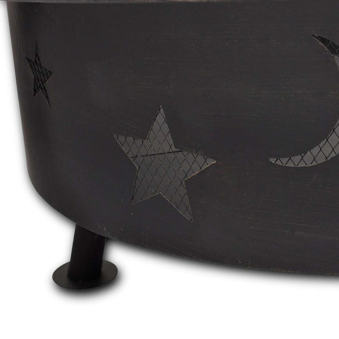 Bilancia di Fuoco Luna Nero 82 x 82 x 64 cm Acciaio 40613