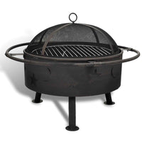 Bilancia di Fuoco Luna Nero 82 x 82 x 64 cm Acciaio 40613