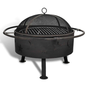 Bilancia di Fuoco Luna Nero 82 x 82 x 64 cm Acciaio 40613