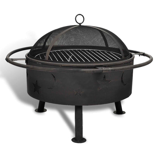 Bilancia di Fuoco Luna Nero 82 x 82 x 64 cm Acciaio 40613