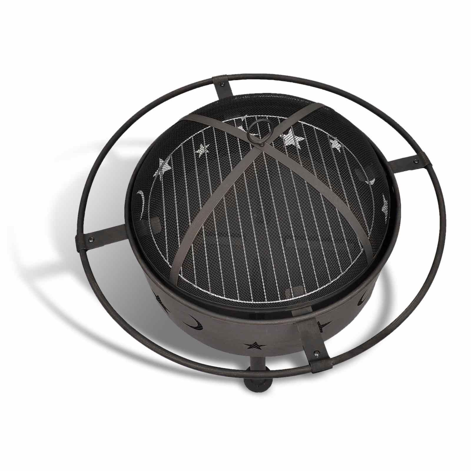 Bilancia di Fuoco Luna Nero 82 x 82 x 64 cm Acciaio 40613