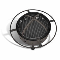 Bilancia di Fuoco Luna Nero 82 x 82 x 64 cm Acciaio 40613