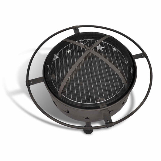 Bilancia di Fuoco Luna Nero 82 x 82 x 64 cm Acciaio 40613