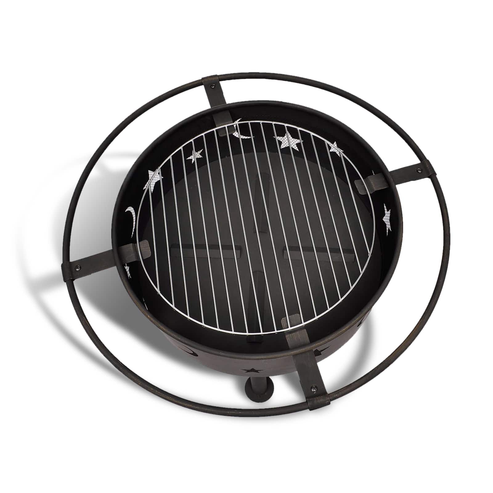 Bilancia di Fuoco Luna Nero 82 x 82 x 64 cm Acciaio 40613