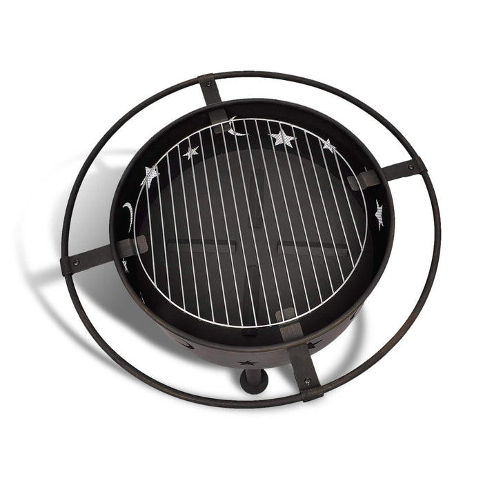 Bilancia di Fuoco Luna Nero 82 x 82 x 64 cm Acciaio 40613