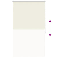 Tenda a rullo oscurante buio totale 100 x 175 cm bianca ecrù 240116