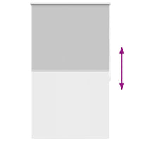 Tenda a Rullo Oscurante 100 x 175 cm Grigio 240121