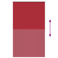 Tenda a rullo oscurante buio totale 120 x 175 cm rossa 240127