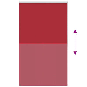 Tenda a rullo oscurante buio totale 120 x 175 cm rossa 240127