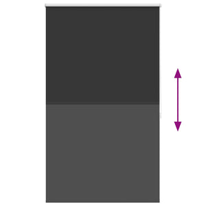 Tenda a Rullo Oscurante 120 x 175 cm Nera 240130