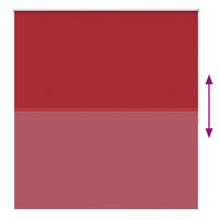 Tenda a Rullo Oscurante 160 x 175 cm Rosso 240140