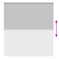 Tenda a Rullo Oscurante 160 x 175 cm Grigio 240142