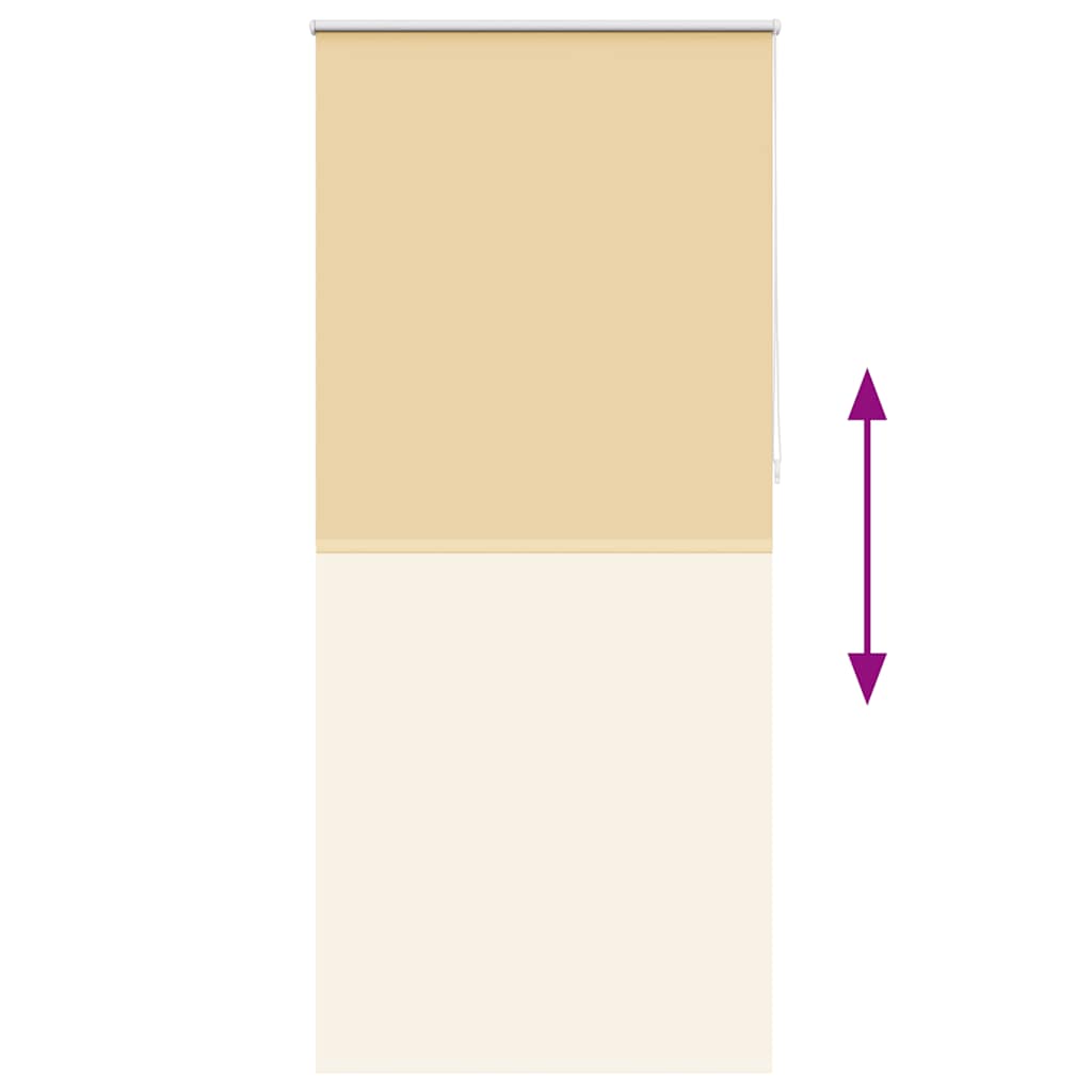 Tenda a Rullo Oscurante 80 x 230 cm Beige 240146