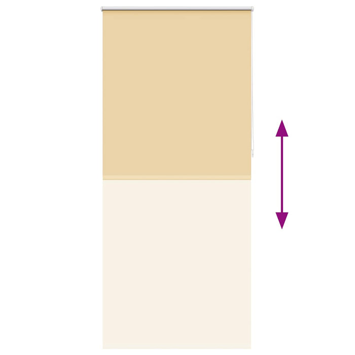 Tenda a Rullo Oscurante 80 x 230 cm Beige 240146