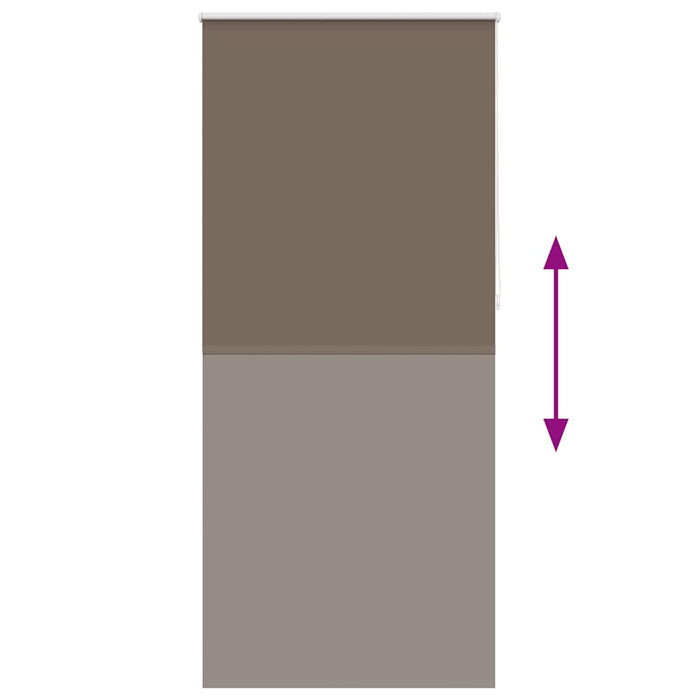 Tenda a rullo oscurante buio totale 80 x 230 cm caffè 240147