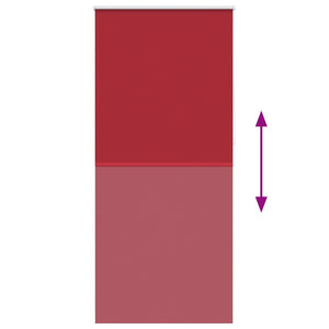 Tenda a Rullo Oscurante 80 x 230 cm Rosso 240148