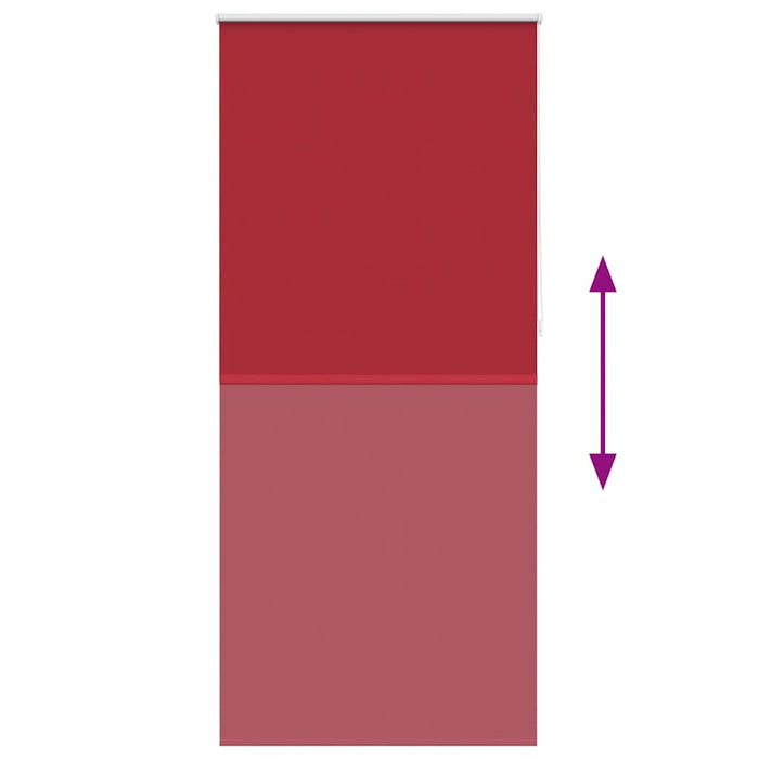 Tenda a Rullo Oscurante 80 x 230 cm Rosso 240148