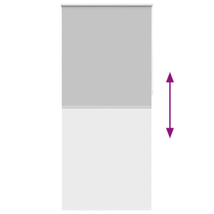 Tenda a Rullo Oscurante 80 x 230 cm Grigio 240150