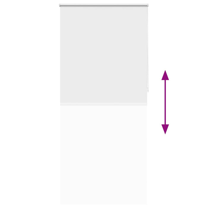 Tenda a Rullo Oscurante 100 x 230 cm Bianca 240152