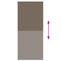 Tenda a Rullo Oscurante 100 x 230 cm Caffè 240155