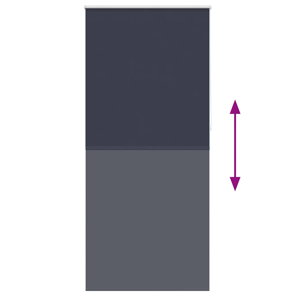 Tenda a rullo oscurante buio totale 100 x 230 cm blu marino 240157