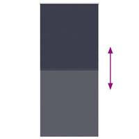 Tenda a rullo oscurante buio totale 100 x 230 cm blu marino 240157