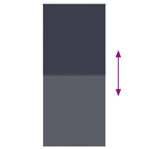 Tenda a rullo oscurante buio totale 100 x 230 cm blu marino 240157