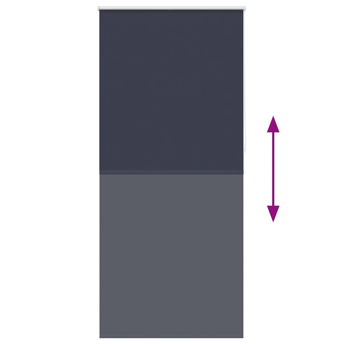 Tenda a rullo oscurante buio totale 100 x 230 cm blu marino 240157