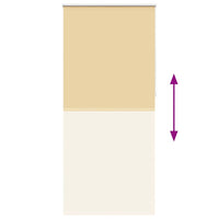 Tenda a Rullo Oscurante 120 x 230 cm Beige 240162