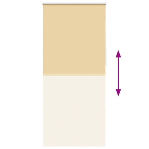 Tenda a Rullo Oscurante 120 x 230 cm Beige 240162