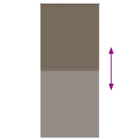 Tenda a Rullo Oscurante 120 x 230 cm Caffè 240163