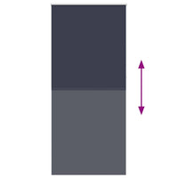 Tenda a Rullo Oscurante 120 x 230 cm Blu Marino 240165