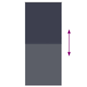 Tenda a Rullo Oscurante 120 x 230 cm Blu Marino 240165